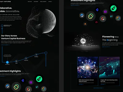 Crypto Website Landing page design crypto design graphicdesign landingpage ui uidesign ux uxdesign webdesign