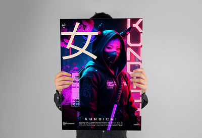 Kunoichi branding creative design graphic design photoshop vector