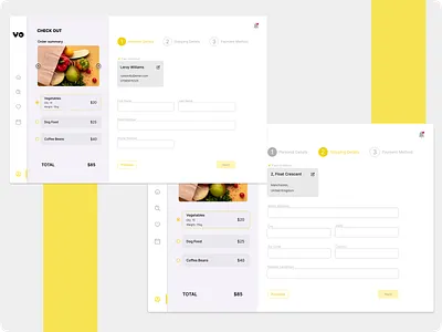 VO - CHECKOUT PAGE checkoutpage checkoutui dailyui ecommerce figma uidesigner uiux webui