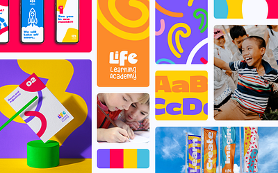 Life Learning Academy branding graphic design logo