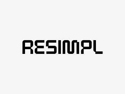 We are now Resimpl Studio® 3d app branding design design studio logo resimpl typography ui ux