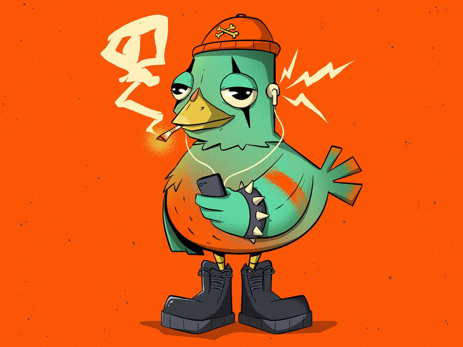 ghetto-bird-by-florian-farhay-on-dribbble