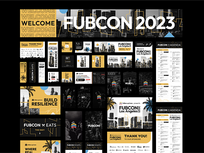 Fubcon 2023 - Conference Design brand branding conference illustration minimalist
