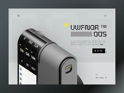 VWFNDR Camera Landing Page camera design desktop digital hero interface landing minimal product shop typography ui ux web website