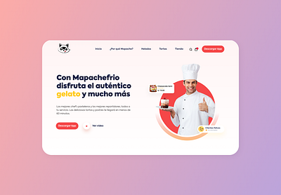 Bakery Landing | Website design graphic design ui