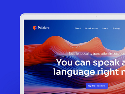 Palabra (Poland): branding of the voice interpreter based on AI ai branding graphic design logo