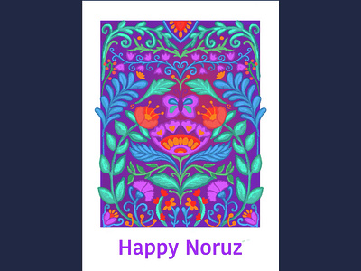 Greeting Cards - Noruz illustration