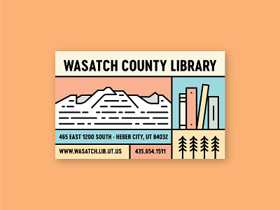 Library Card book books card library local mountain pine timp timponogos tree utah wasatch