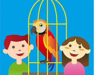Parrot design graphic design illustration vector