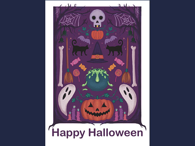 Greeting Cards - Halloween illustration