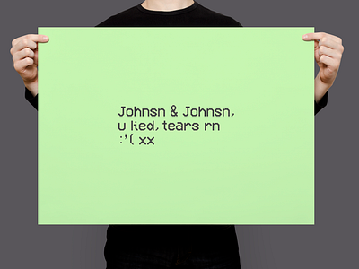 Tears Right Now | Typographical Poster black font funny graphics green poster sans serif simple text typography