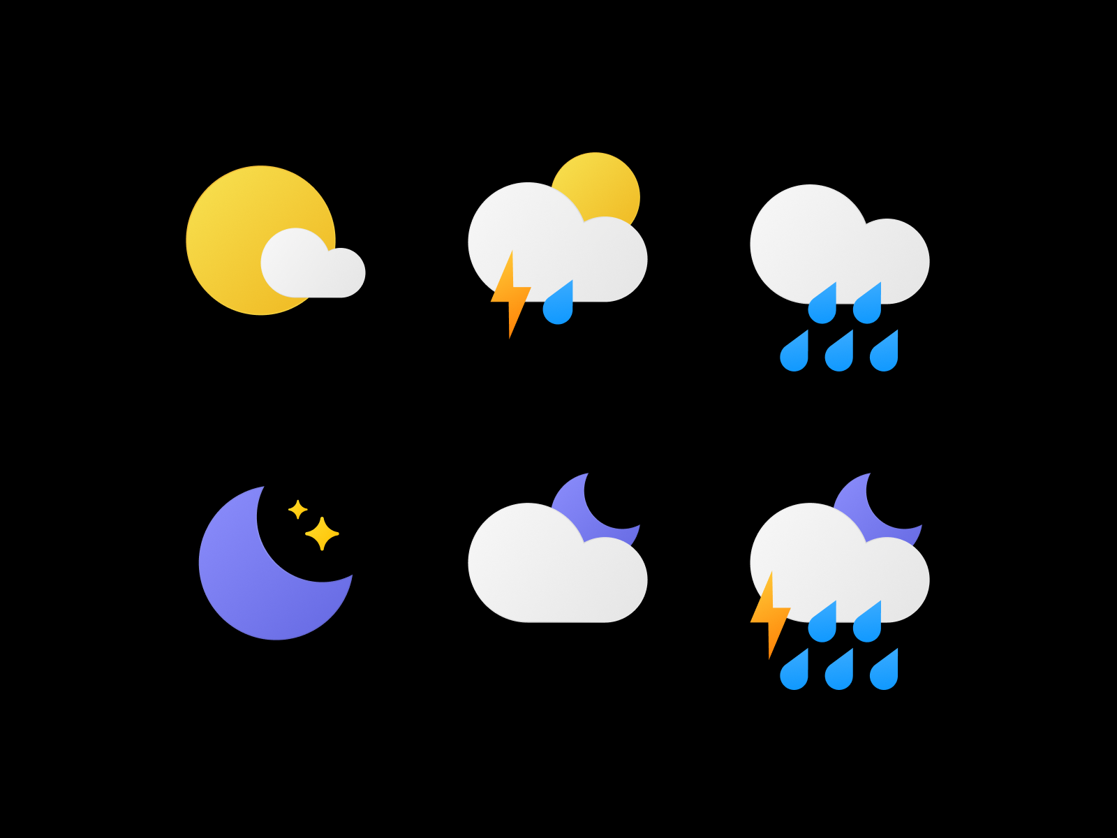 Weather App Icons