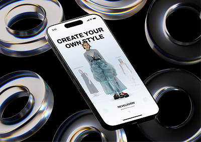 V Concept - Fashion Mobile App branding designers digital design fashion figma framer styling ui ui design ui ux
