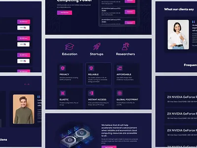 Technology Landing Page figma landing page interfacly landing page landing page design professional landing page sabbiruiux technology landing page ui ux design uiuxdesign website