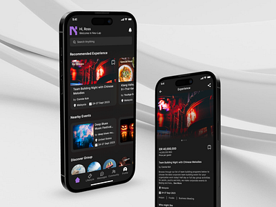 Neu-Lap - Social Lifestyle App application design lifestyle mobile social social media ui ux youapp