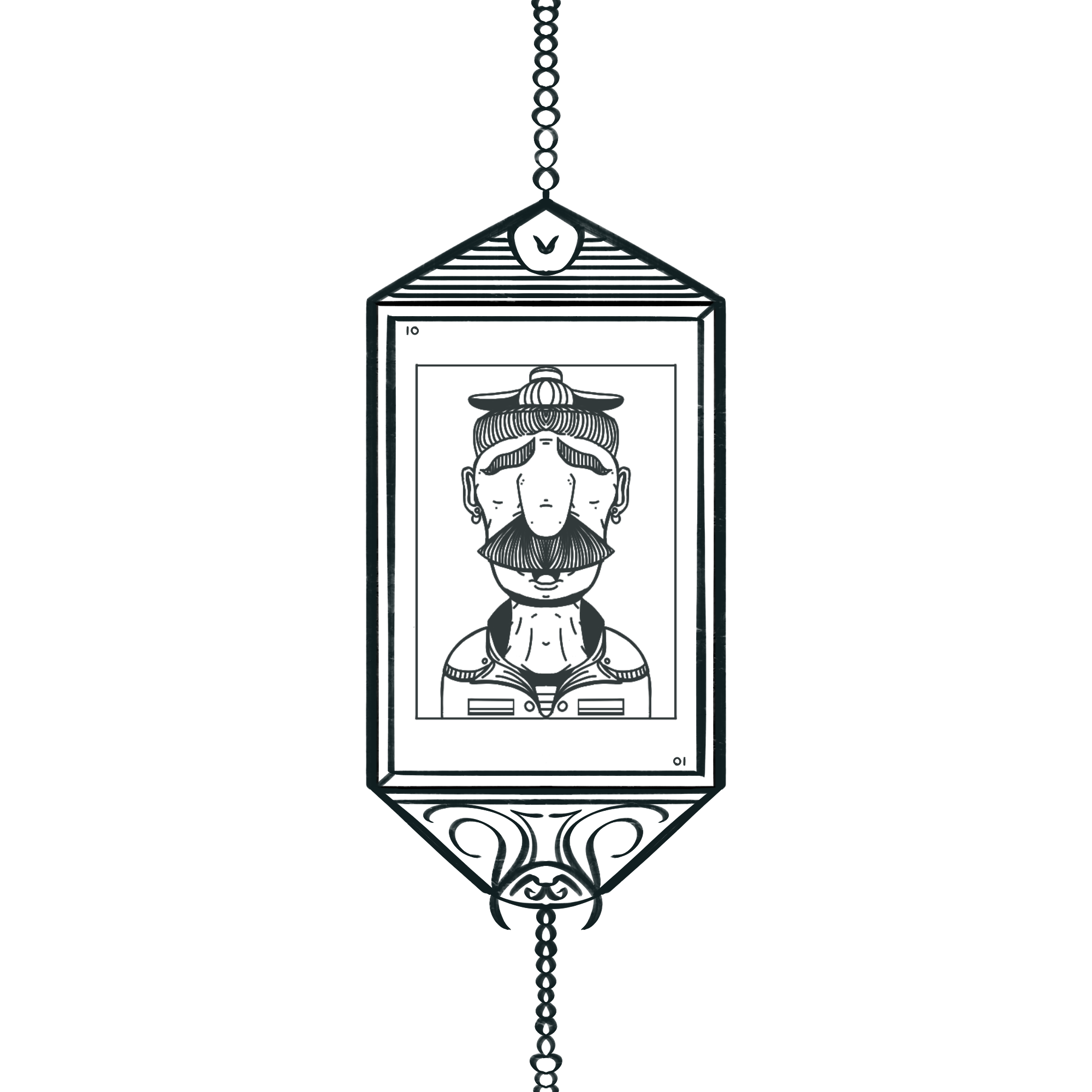 Inktober 2023 - 10 - Fortune design illustration inktober inktober2023 man old man
