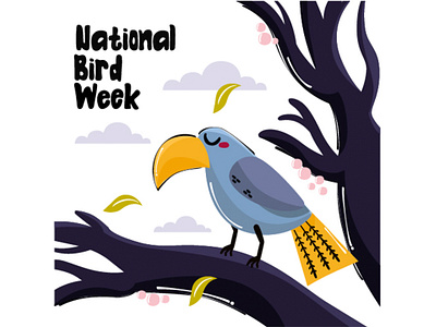 Australian National Bird Week Illustration animal aussie australia bird celebration day event fly illustration national nature vector