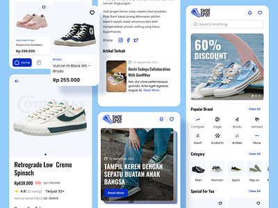 Local E-commerce - Mobile App 👟 application customer design e commerce figma figmadesign localbrand millenial mobileapp sell shoes ui uiux