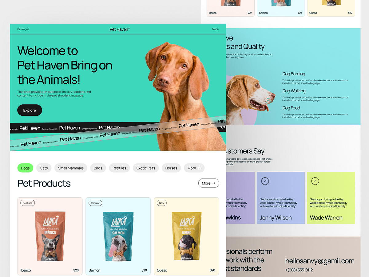 Pet Food site designs, themes, templates and downloadable graphic