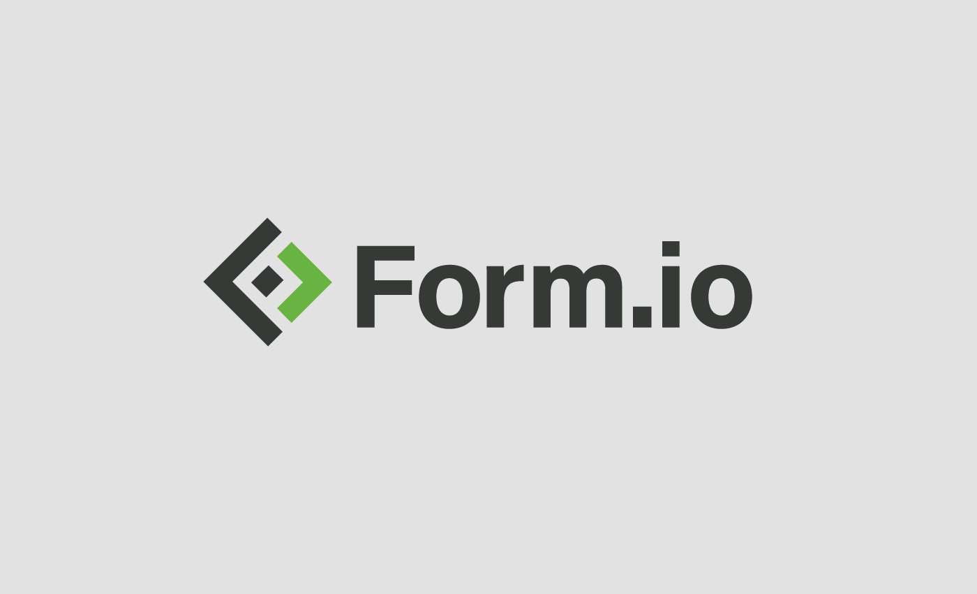 Form.io Logo api branding data management design graphic design green icon infastructure logo software