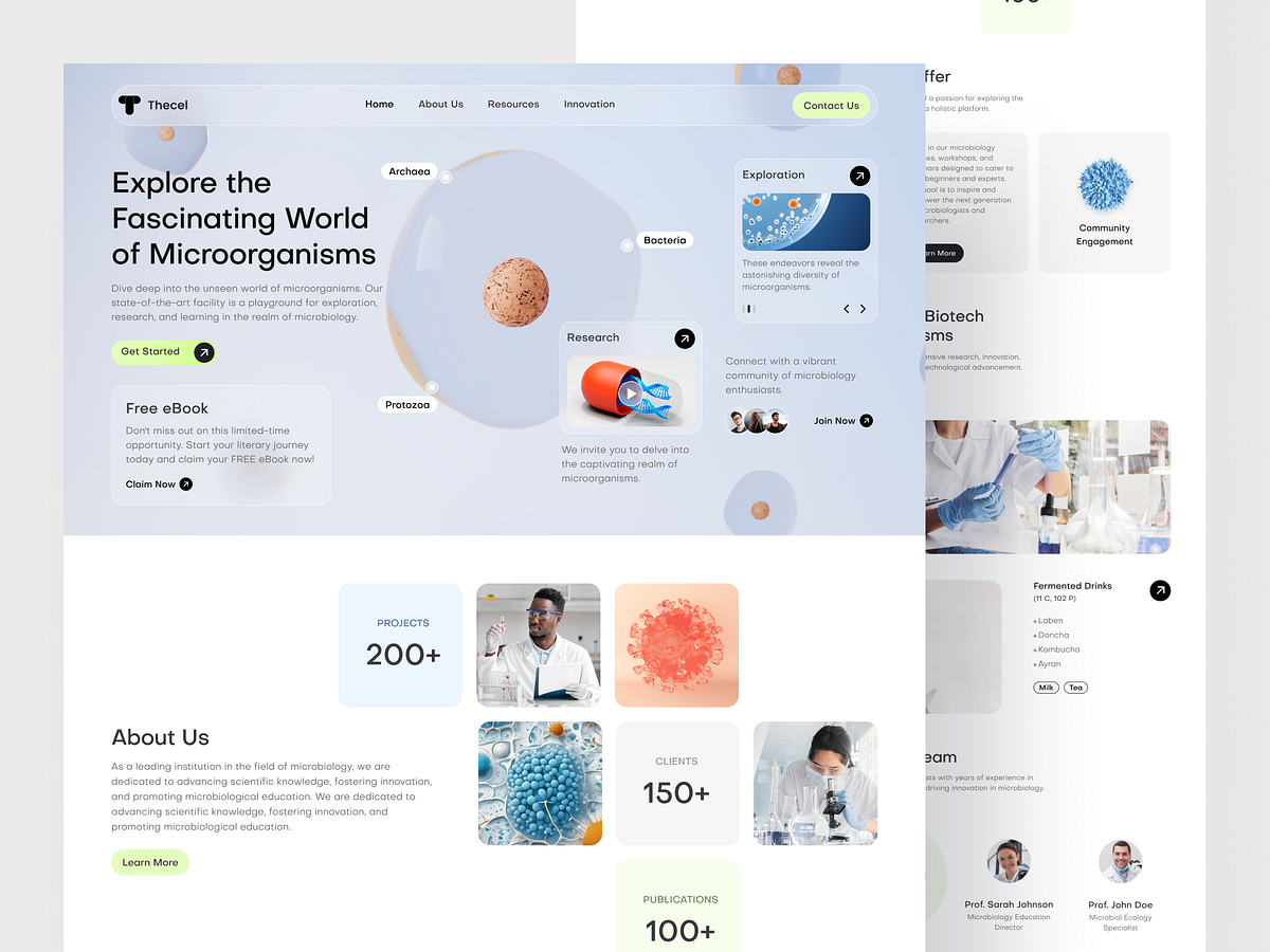 Biotech Website designs, themes, templates and downloadable graphic