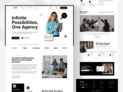 Digital Agency Website Design agency landing page agency website design digital agency digital agency landing page digital agency website design ui ux website design