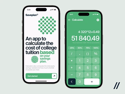 College Savings Mobile iOS App android animation app app design app interaction calculator dashboard design education finance fintech ios mobile mobile app mobile ui motion online savings ui ux