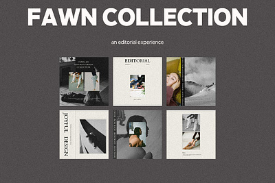 Fawn Collection Canva IG Templates canva instagram canva template feed instagram instagram canva instagram post instagram stories instagram template mockup social media canva social media template story template