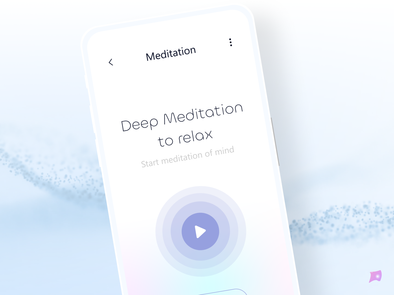 Meditation app design mobile app by lazy kar for LazyInterface UI UX ...