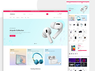 Best Gadget Website creativepeoples device e wallet ecommerce ecommerce website electronics website eshop gadget gear landing page online shop smart watch smart world tablet trending wearable web design web ui