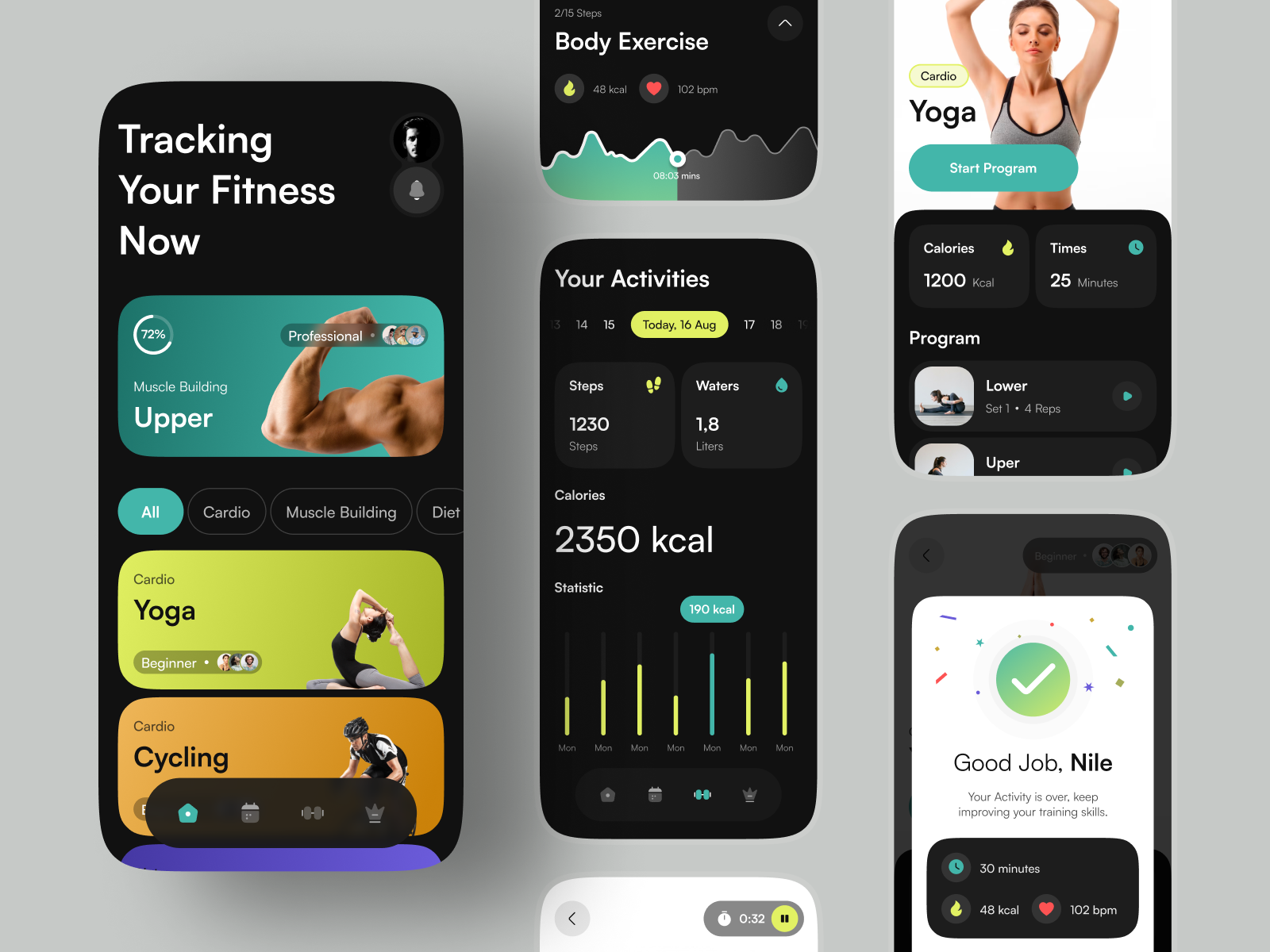 🏋🏻 Fitness App Exploration — Plan Set