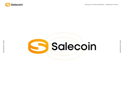 Salecoin - Crypto Logo bitcoin logo blockchain brand identity branding coin logo crypto crypto startups cryptocurrency cryptologo digital currency digital identity financial technology fintech logo logo design logo identity tech technology token tokenlogo trading