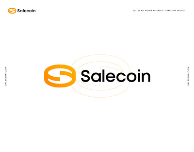 Salecoin - Crypto Logo bitcoin logo blockchain brand identity branding coin logo crypto crypto startups cryptocurrency cryptologo digital currency digital identity financial technology fintech logo logo design logo identity tech technology token tokenlogo trading