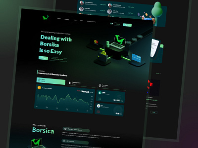 ✦ Crypto's Online Course Website Design for “Borsica” ✦