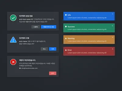 A toast notification and confirms alert confirm design develop graphic design notification popup system toast twolinecode ui ux web