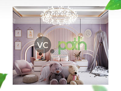 Children's bedroom design 3d 3dsmax architexture design exterior interior interior design render visualization vray