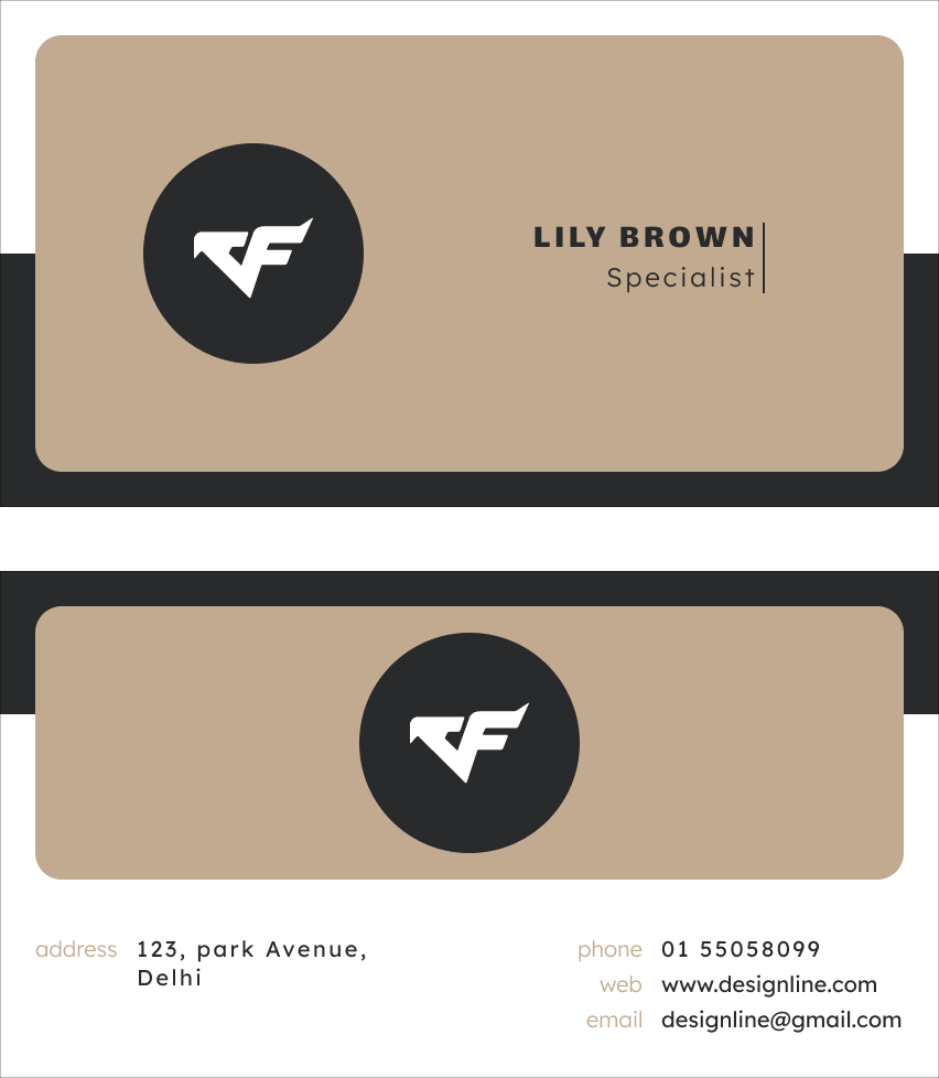 Visiting Cards By Akshita Jain On Dribbble