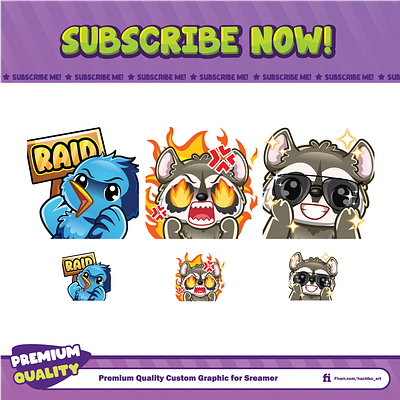 Animal Cute Twitch Emotes angry emote animal bird emote chibi emotes cute emotes design discord emotes facebook emotes furry emotes gg emote raid emote sub badges sub emotes twitch emotes youtube emotes