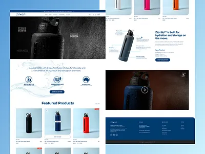 ZIP+SIP Web Design animation branding graphic design ui