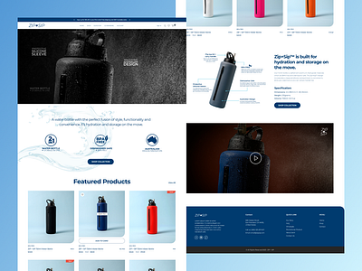 ZIP+SIP Web Design animation branding graphic design ui