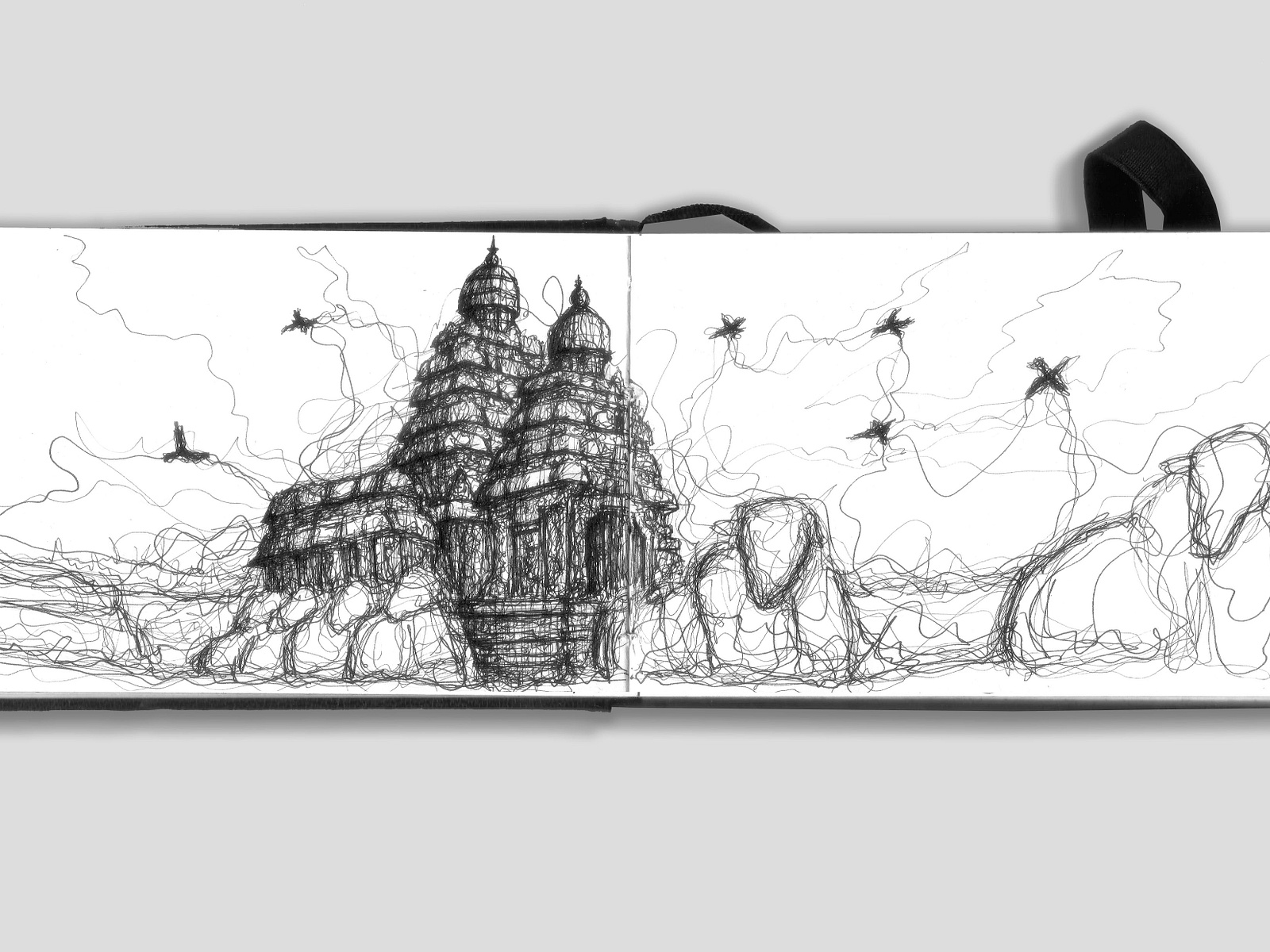 Pen And Ink Architecture Sketches by Salmaan Mohamed on Dribbble
