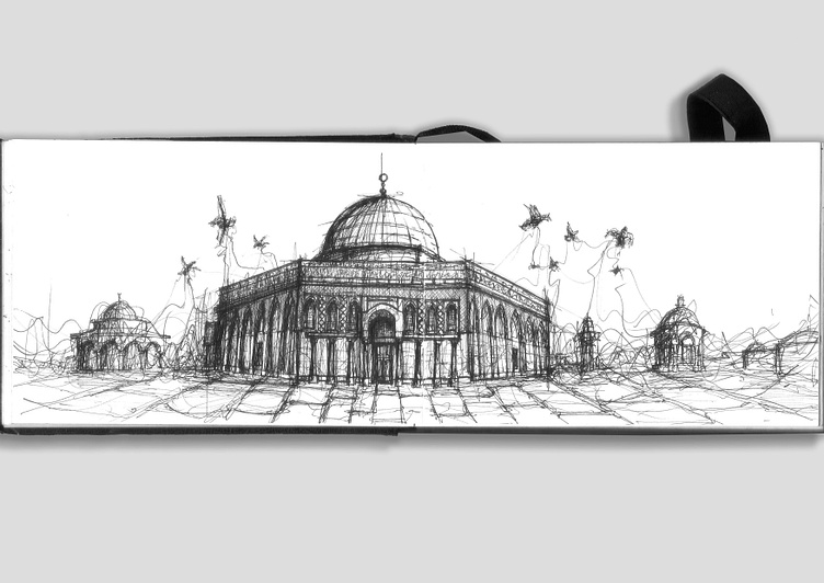 Pen And Ink Architecture Sketches by Salmaan Mohamed on Dribbble