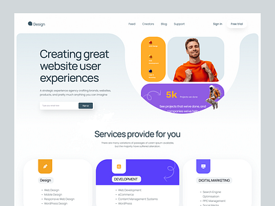 Design Website design interface product service startup ui ux web website