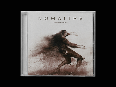 Nomaitre – Album Cover album cover branding cd cover cover art death metal graphic design grunge texture heavy metal illustration metal music music cover paper texture single vinyl