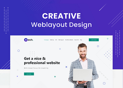 IT Consulting WordPress Website Template 3d animation branding design graphic design illustration logo motion graphics ui vector