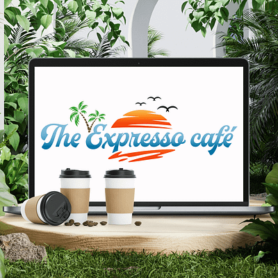 The Expresso Cafe Logo branding cafe graphic design illustrator logo restaurant vector
