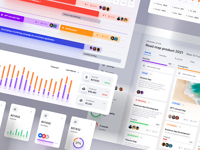 Figma dashboard UI kit 3d ai animation chart dashboard dataviz design desktop graphic design illustration it product roadmap saas service statistic tech template timeline ui