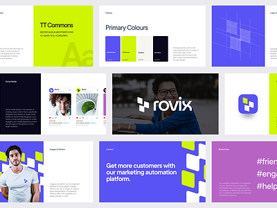 Rovix- Brandbook Design ashik.vision brand design brand identity brandbook design brandidentity branding design logo logo concept logo design logo mark logo type marketing minimal modern logo redesign saas logo startup trending design visual identity