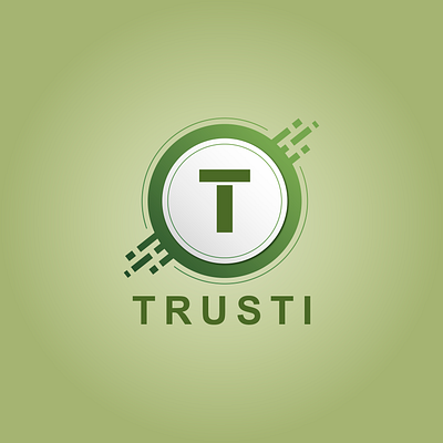 Trusti Logo branding design business logo company logo graphic design logo logo design logotip logotypes minimal minimalist modern typography