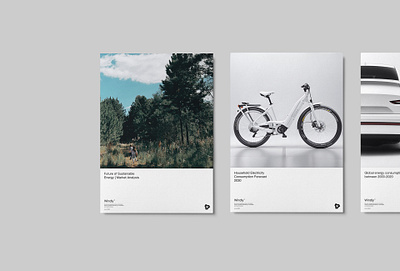 Windly - Branding branding business corporate energy folders identity magazine print renewable